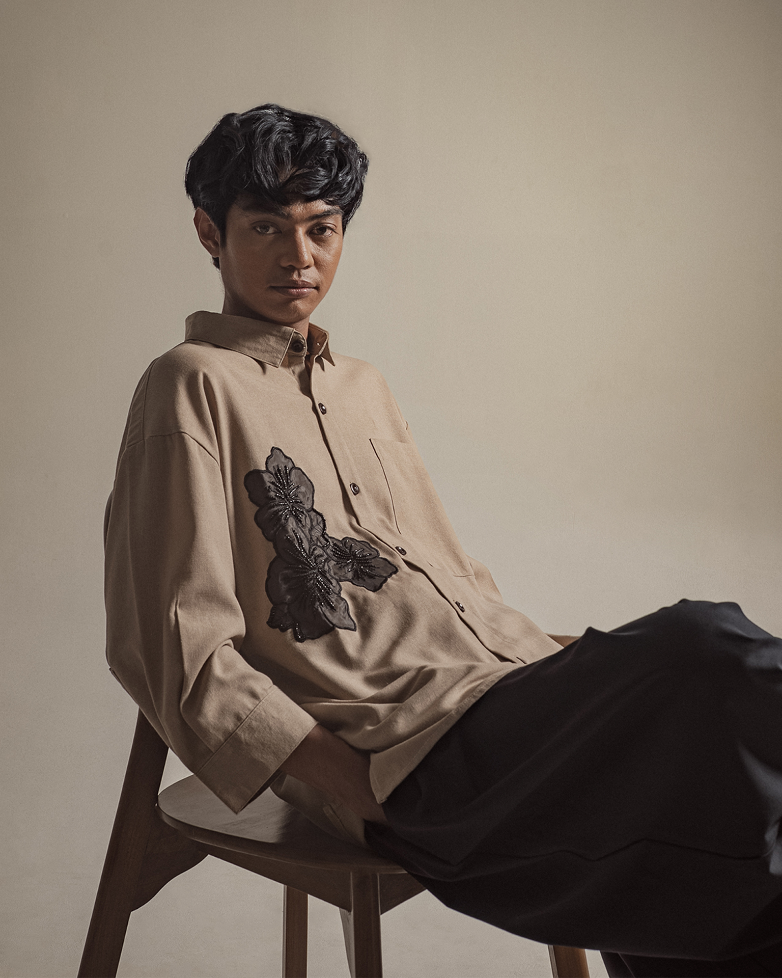 DZIMAR SHORT EMBROIDERY